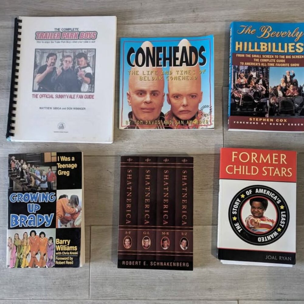 Lot of 6 Film & TV Books